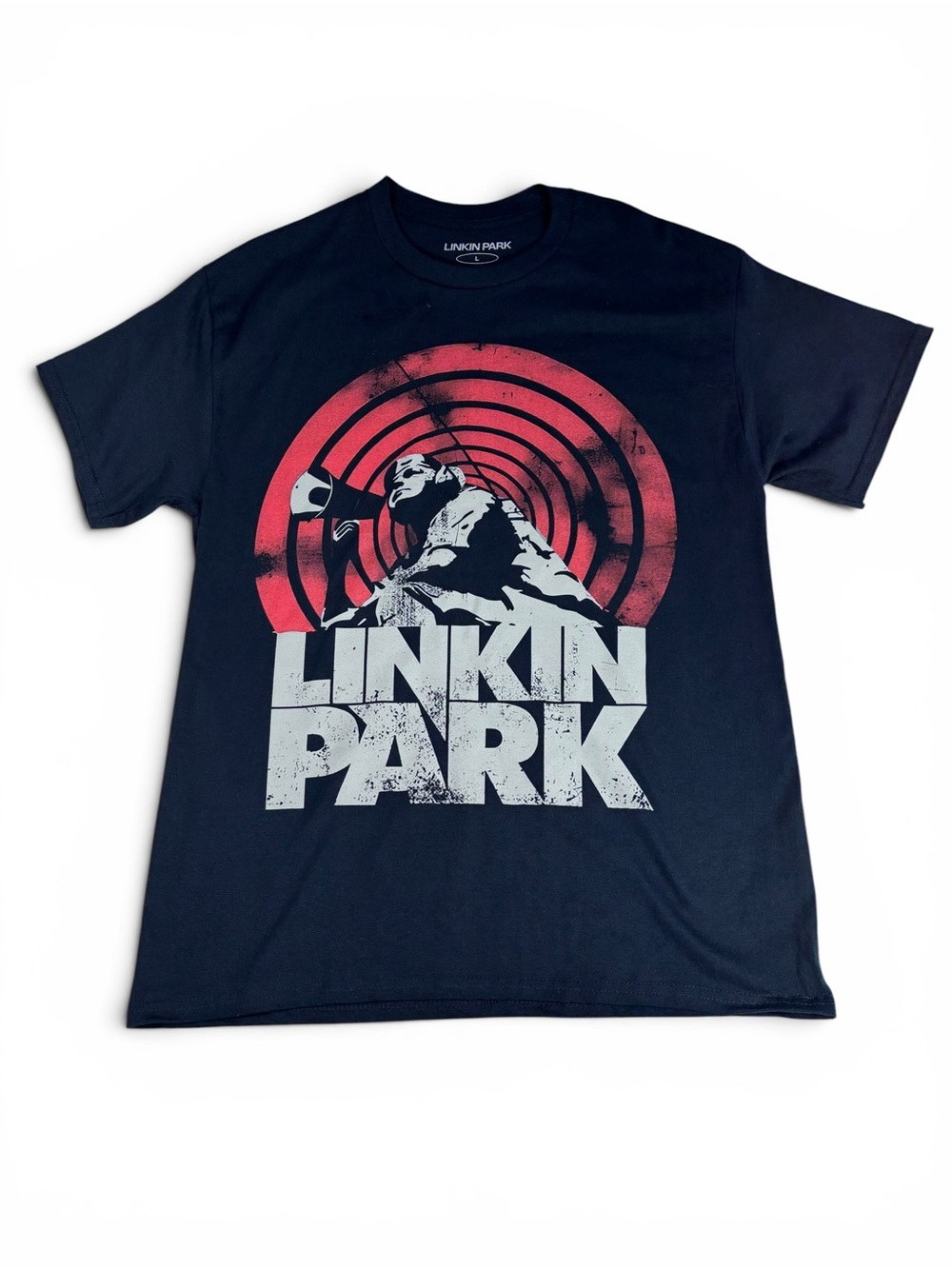 Linkin Park Live In Concert 2007 T Shirt Large Black Graphic Band Tee NWT